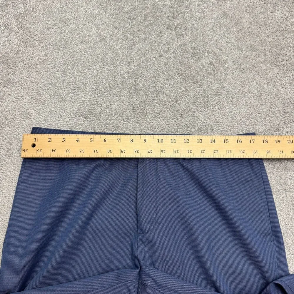 Banana Republic Non-Iron Modern Slim Fit Dress Pants Mens 33x30 Blue Cotton Work